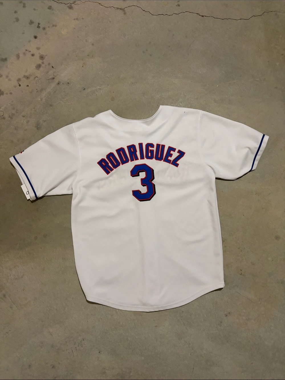 Vintage Alex Rodriguez Texas Rangers Baseball Jersey - Picture 3 of 5